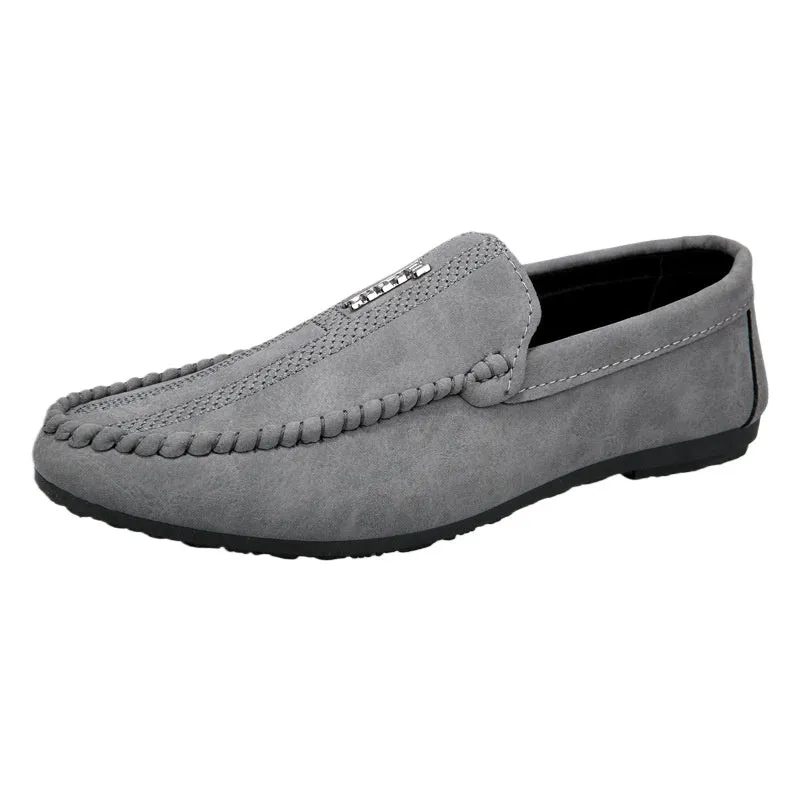 2024 new men's shoes summer loafers men's casual shoes Korean version low-top foot-fitting lazy shoes Doudou trendy shoes