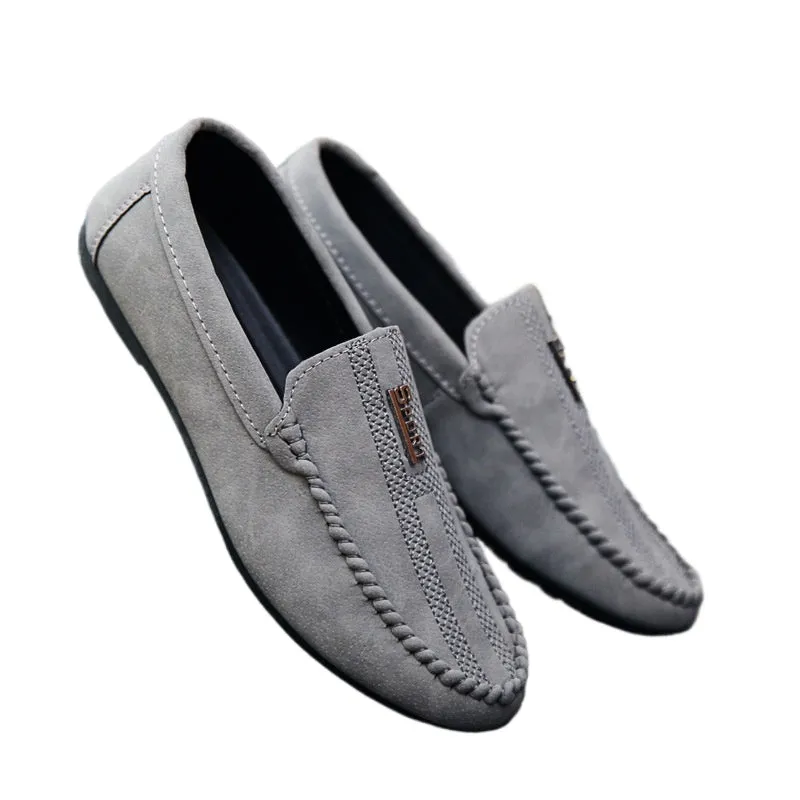 2024 new men's shoes summer loafers men's casual shoes Korean version low-top foot-fitting lazy shoes Doudou trendy shoes