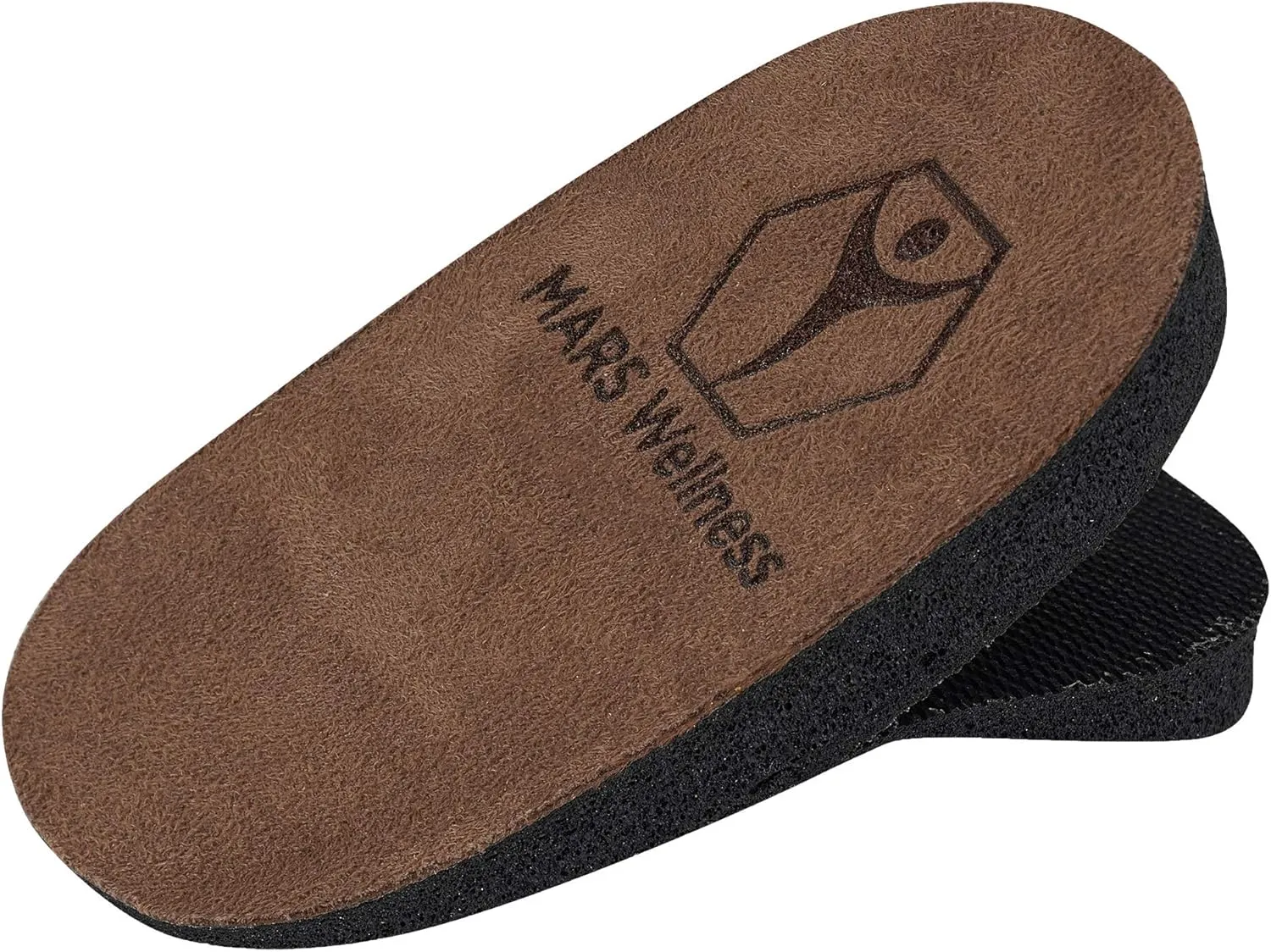 Adjustable 1 Inch Orthopedic Heel Lift for Heel Pain and Leg Length Discrepancies - Medium - 2 Pack