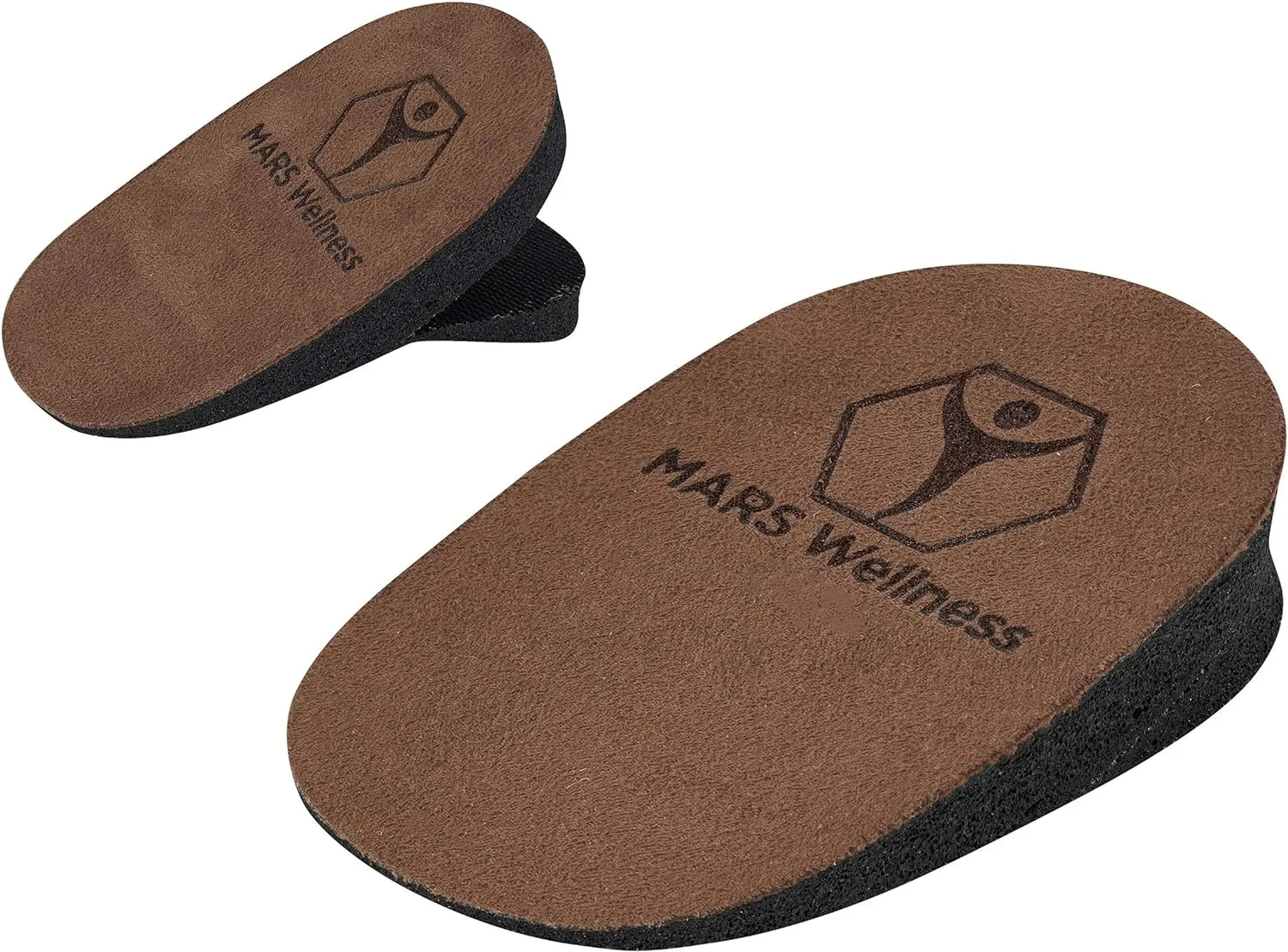 Adjustable 1 Inch Orthopedic Heel Lift for Heel Pain and Leg Length Discrepancies - Medium - 2 Pack