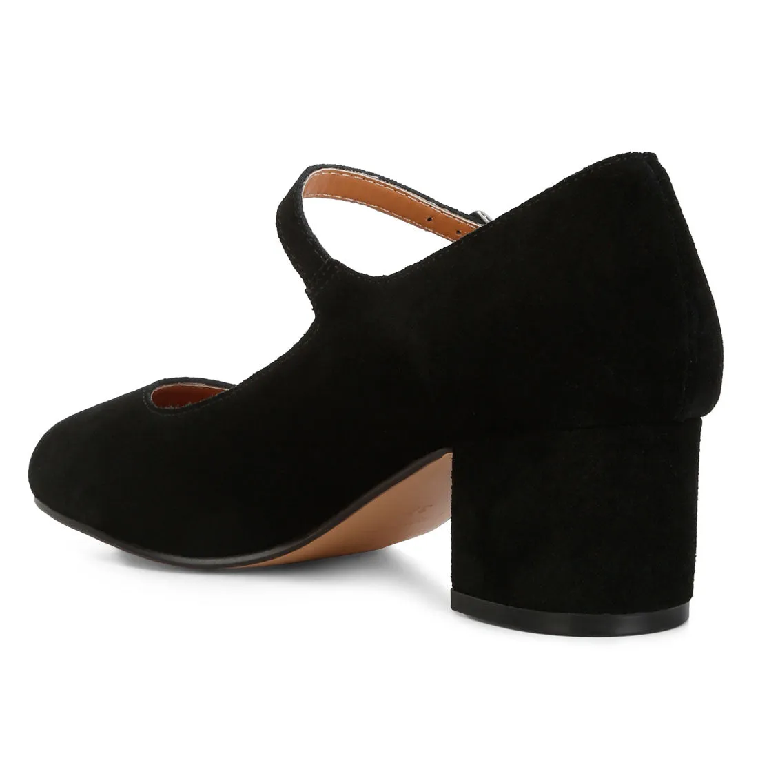 Block Heel Mary Janes