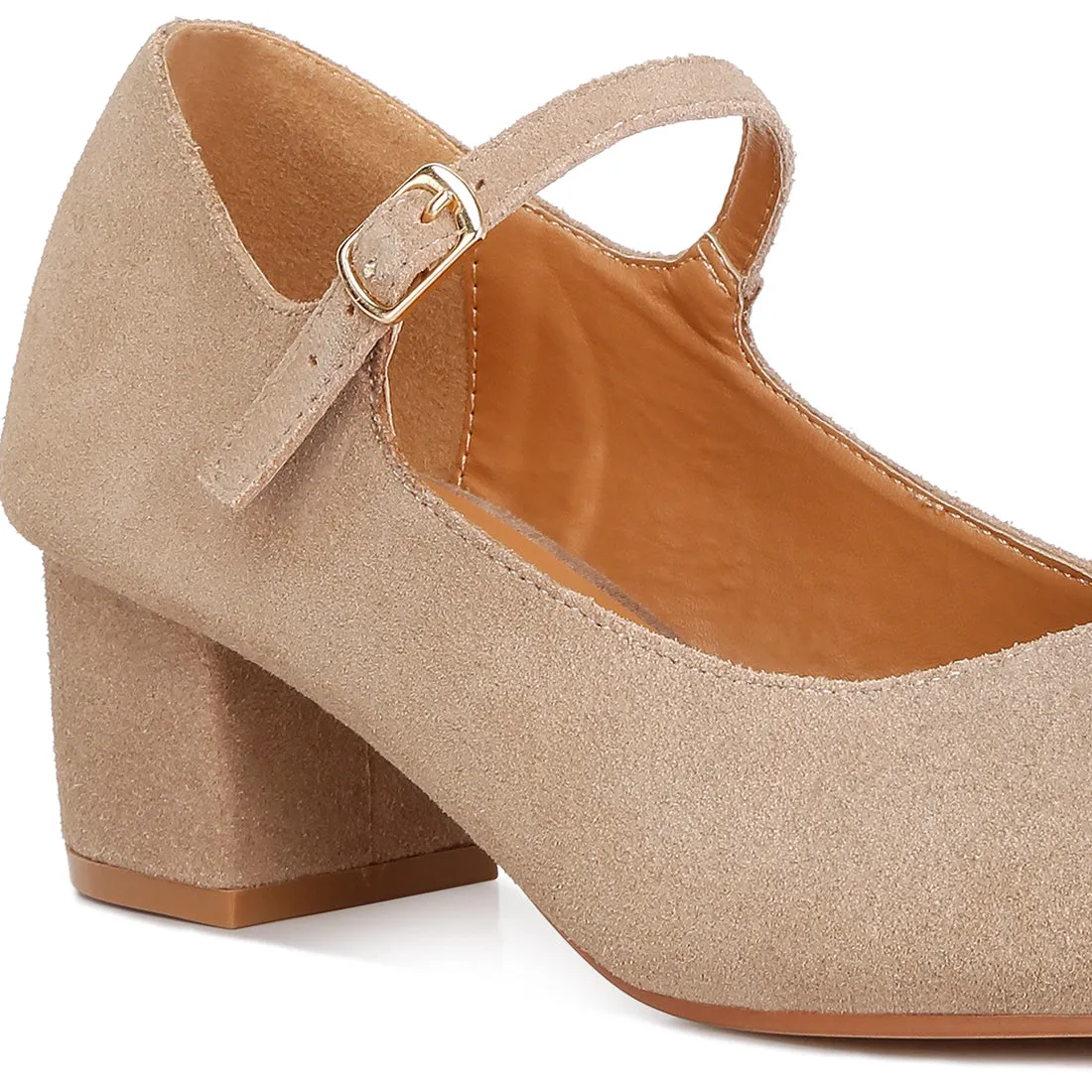 Block Heel Mary Janes