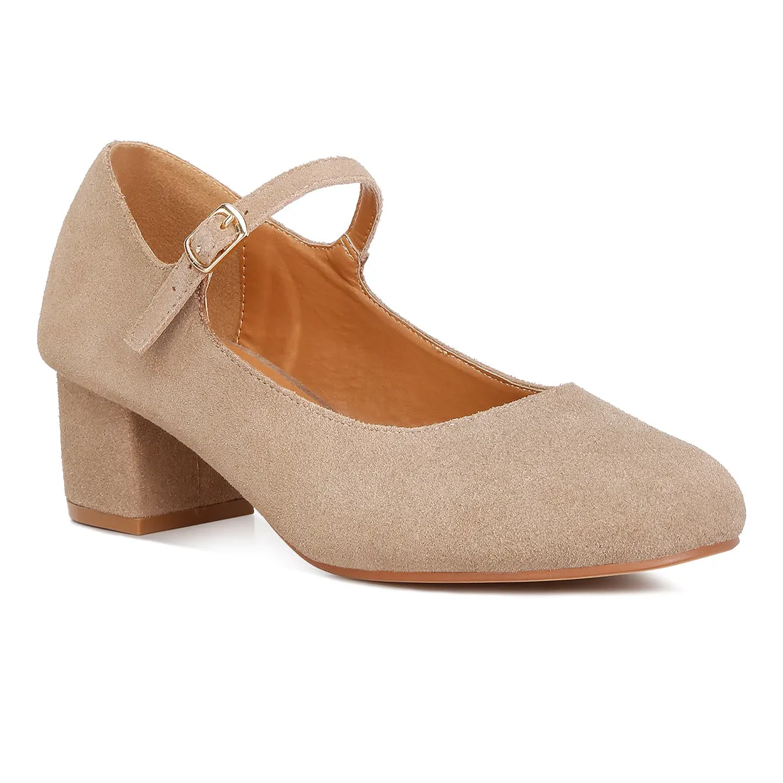 Block Heel Mary Janes