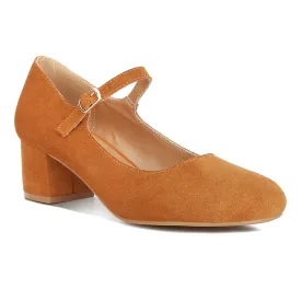 Block Heel Mary Janes