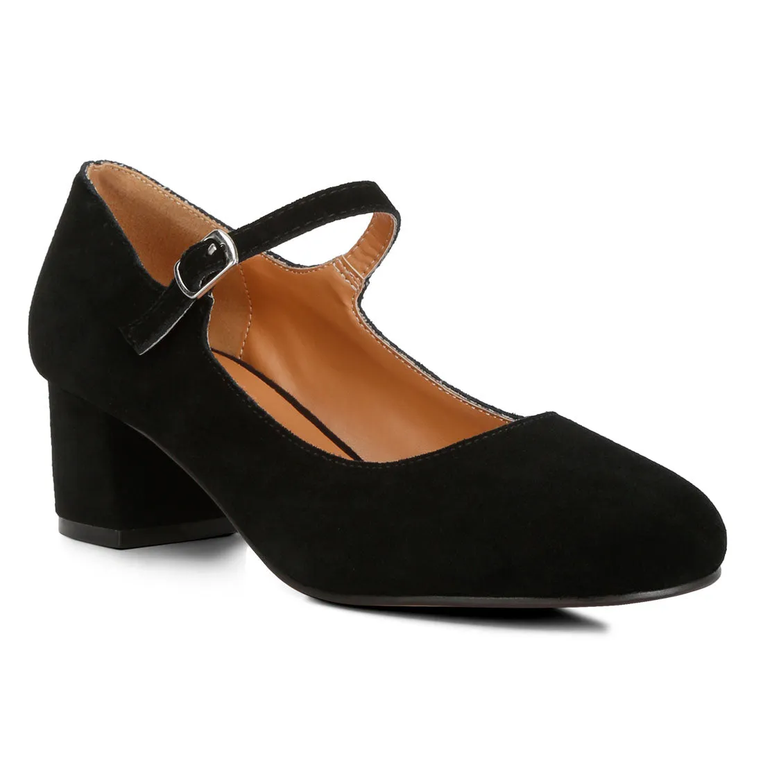 Block Heel Mary Janes