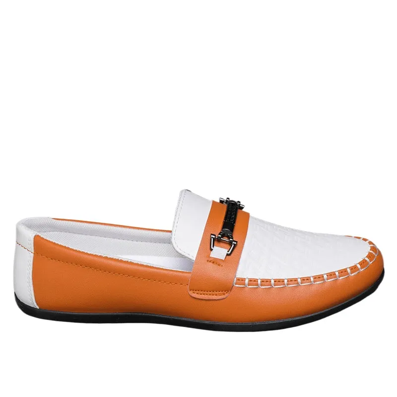 British 2024 Dress Spring Men's Business Fashion Korean Shoes Leather Shoes Men's Loafu Doudou Shoes Men's Soft Sole