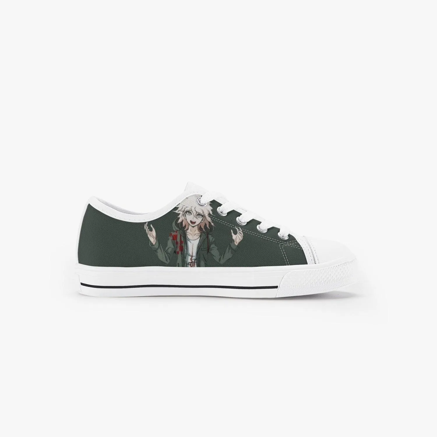 Danganronpa Nagito Komaeda Kids A-Star Low Anime Shoes