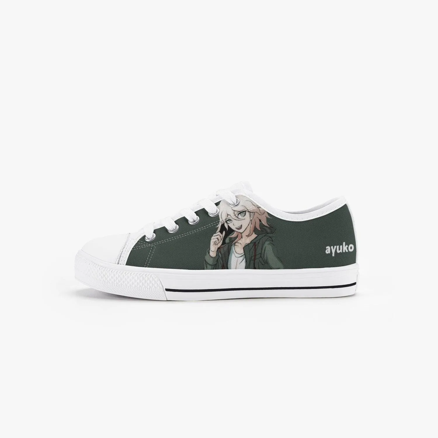 Danganronpa Nagito Komaeda Kids A-Star Low Anime Shoes