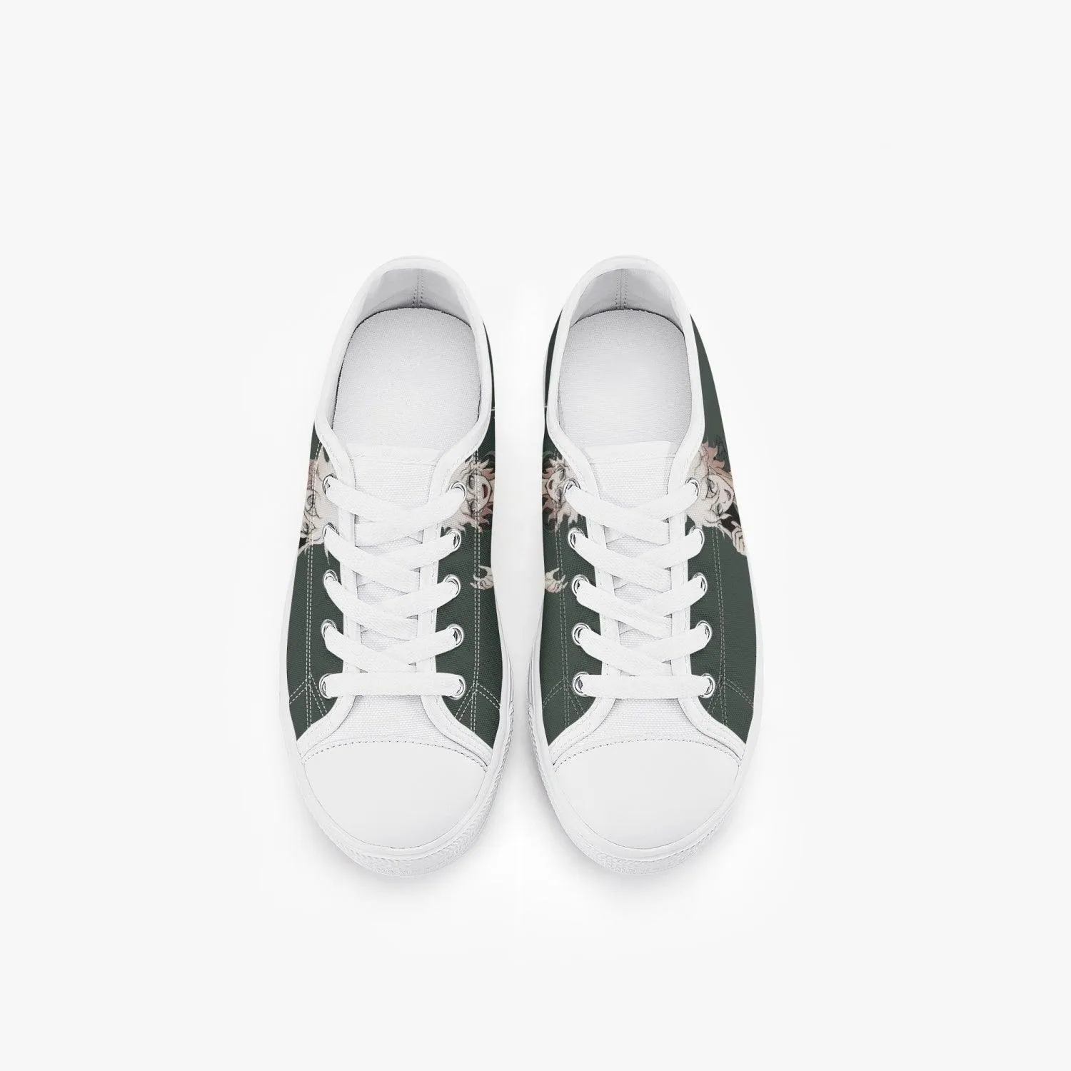 Danganronpa Nagito Komaeda Kids A-Star Low Anime Shoes