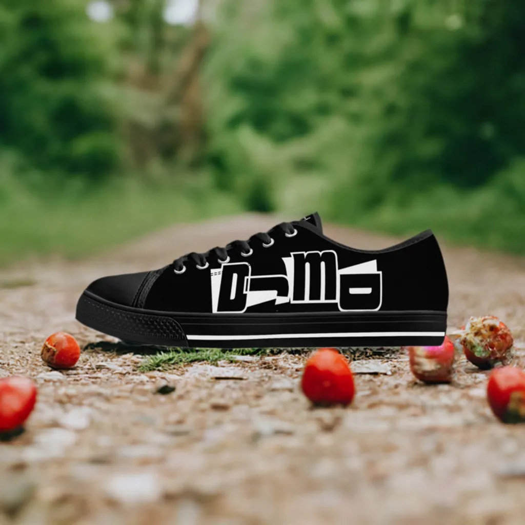 DJMD Womens Low Top Canvas Shoes - Customized Tongue