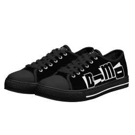 DJMD Womens Low Top Canvas Shoes - Customized Tongue