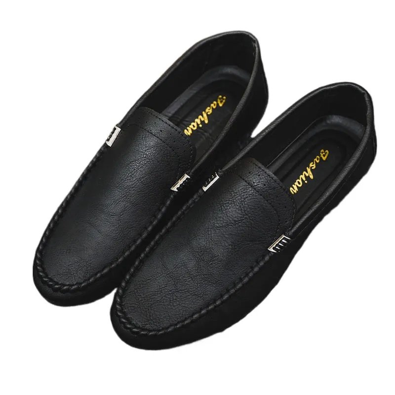 Doudou shoes men's 2024 summer new casual loafers driving a pedal Internet celebrity men's shoes lightweight summer trendy shoes
