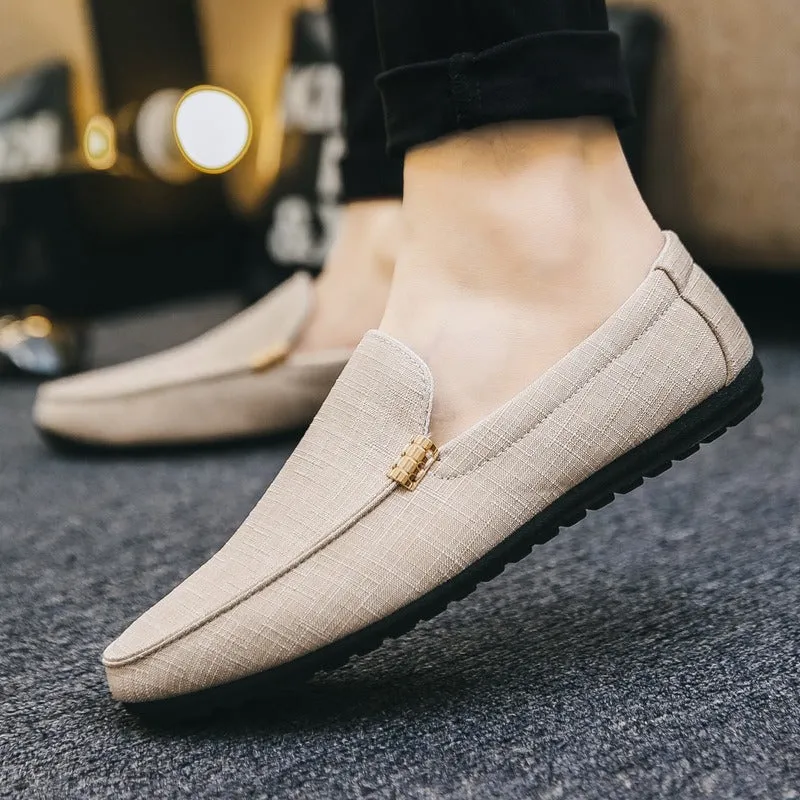 Doudou shoes men's summer 2024 new low-cut men's casual shoes lazy one-on-one Korean version versatile trendy shoes for men