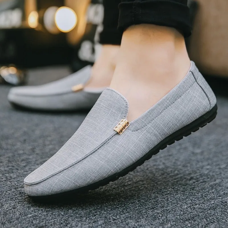 Doudou shoes men's summer 2024 new low-cut men's casual shoes lazy one-on-one Korean version versatile trendy shoes for men