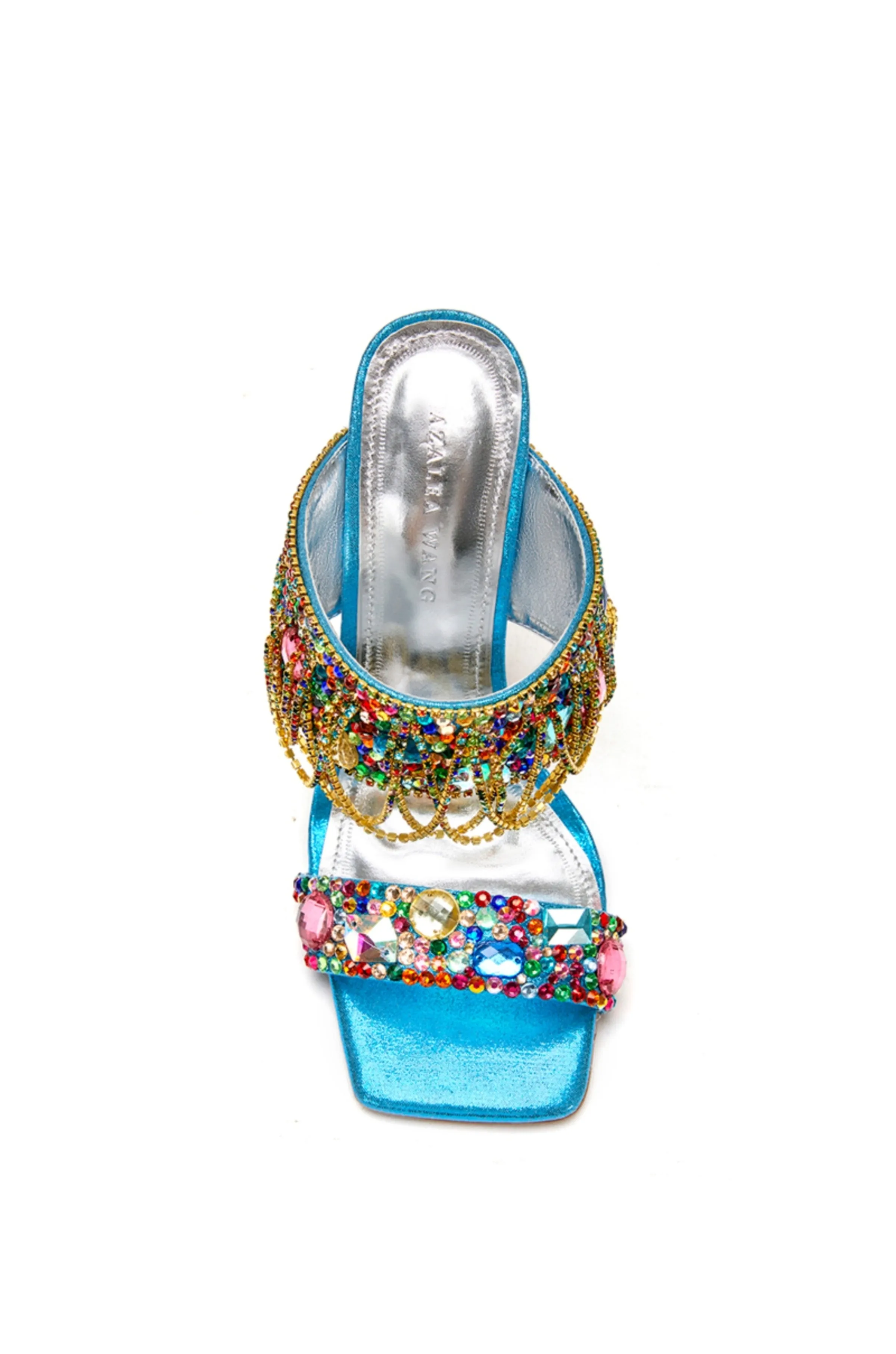 ENVIE-MULTI RHINESTONE STILETTO SANDAL