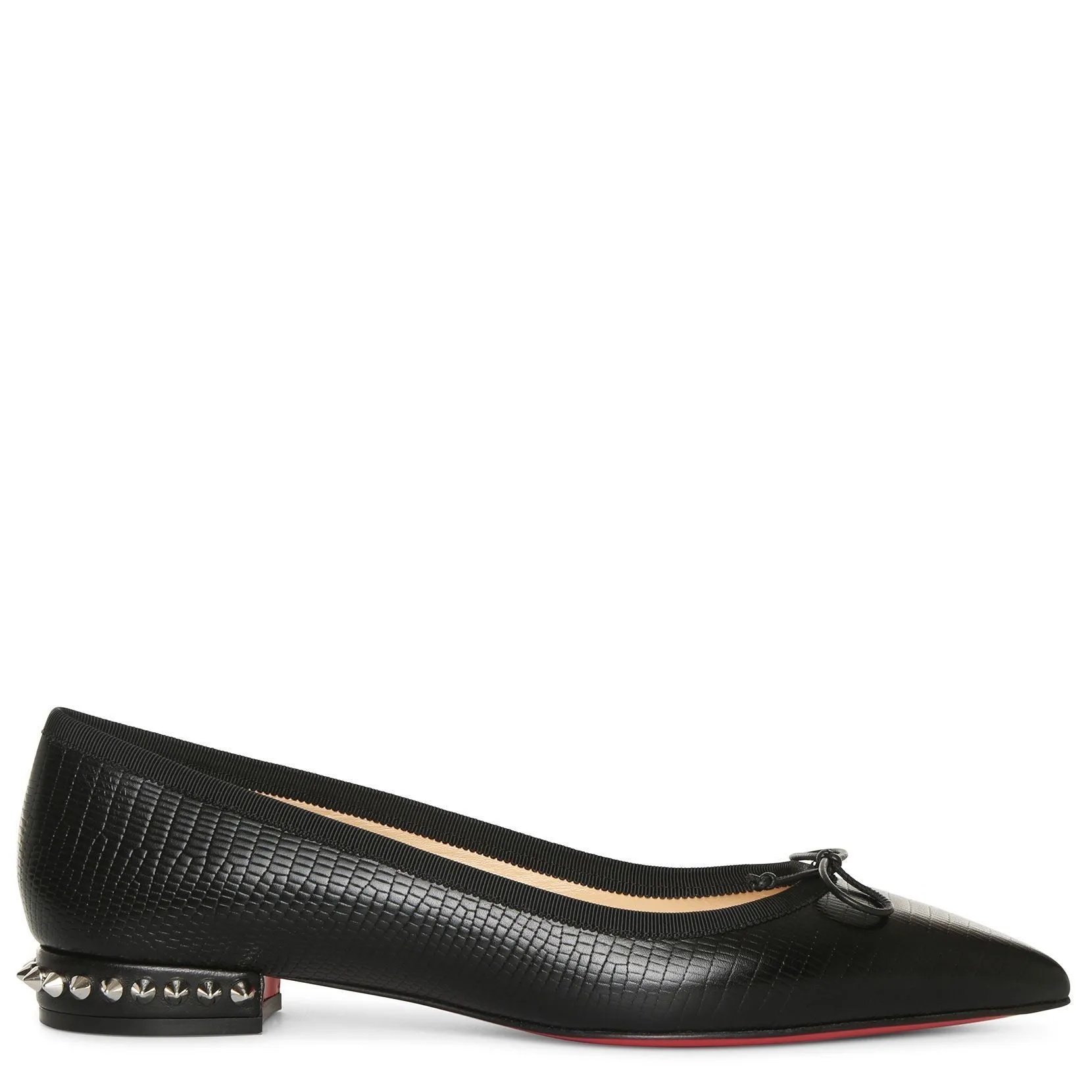 Hall printed leather ballet flats