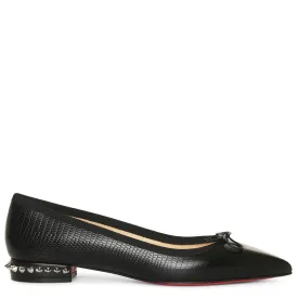 Hall printed leather ballet flats