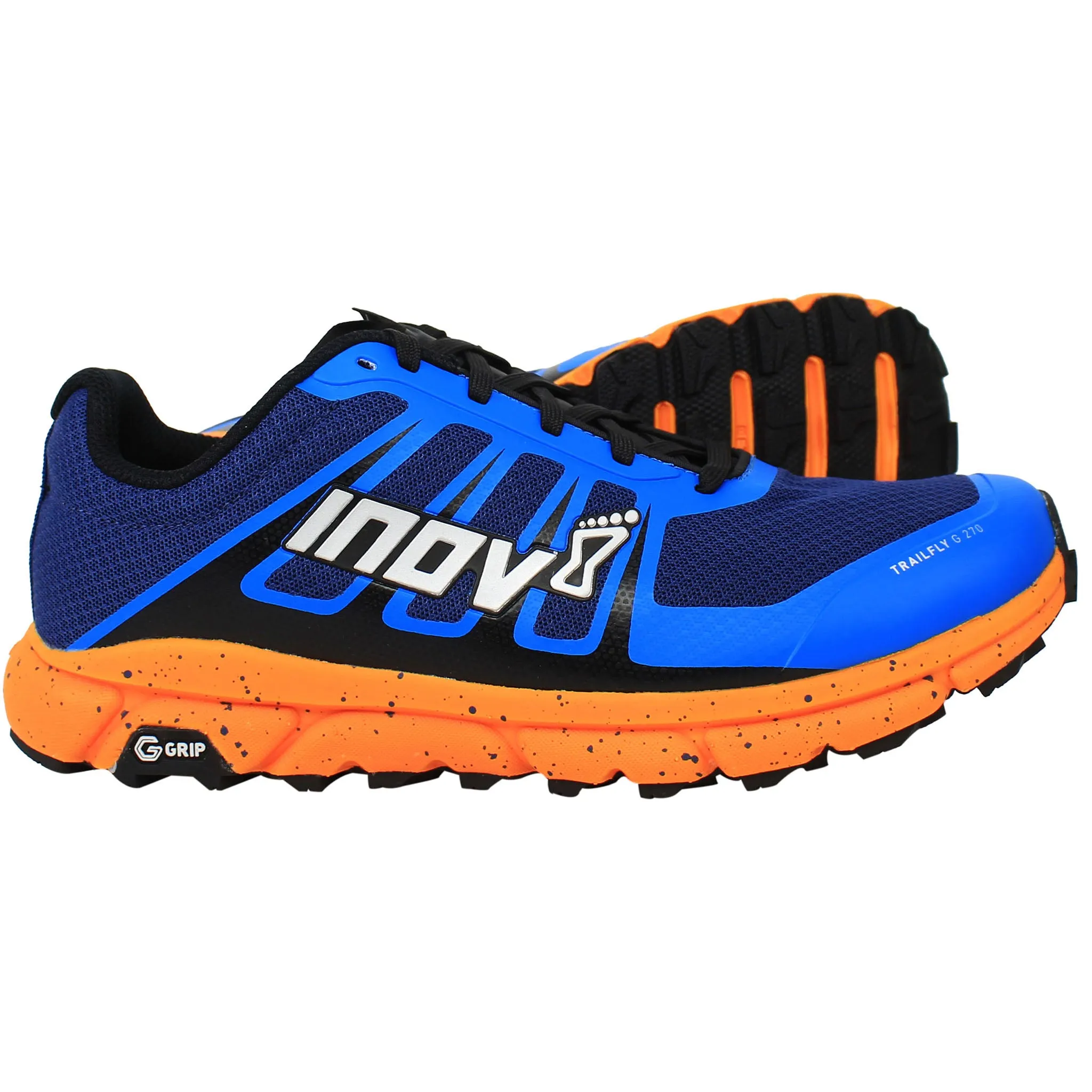 Inov-8 Trailfly G 270 V 2 Mens Blue Running Shoes