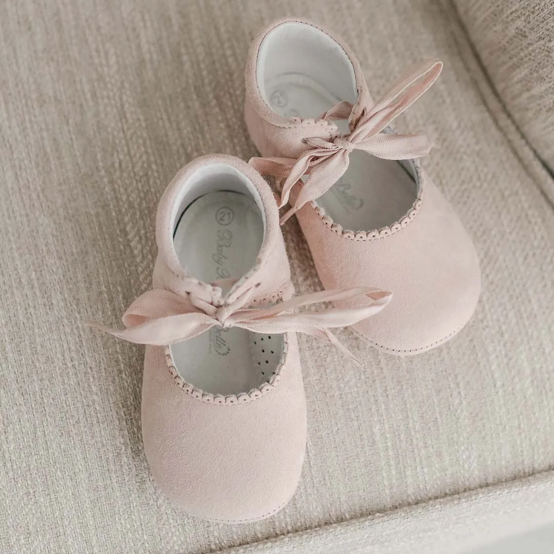 Joli Suede Tie Mary Janes
