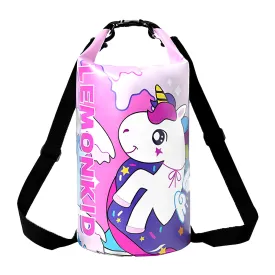 Little Surprise Box, Pink Uni Big Size Clip on & Backpack style Waterproof Swimming Bag/ Beach Bag