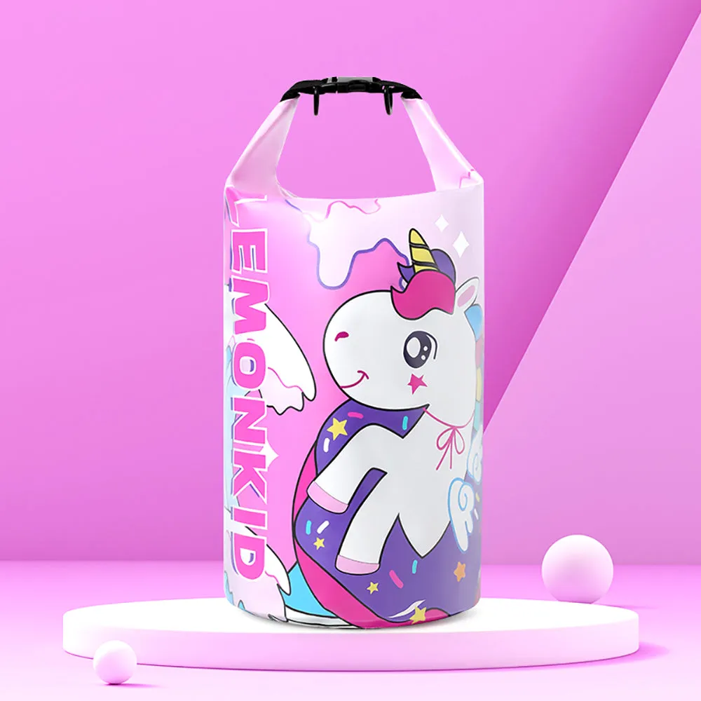 Little Surprise Box, Pink Uni Big Size Clip on & Backpack style Waterproof Swimming Bag/ Beach Bag