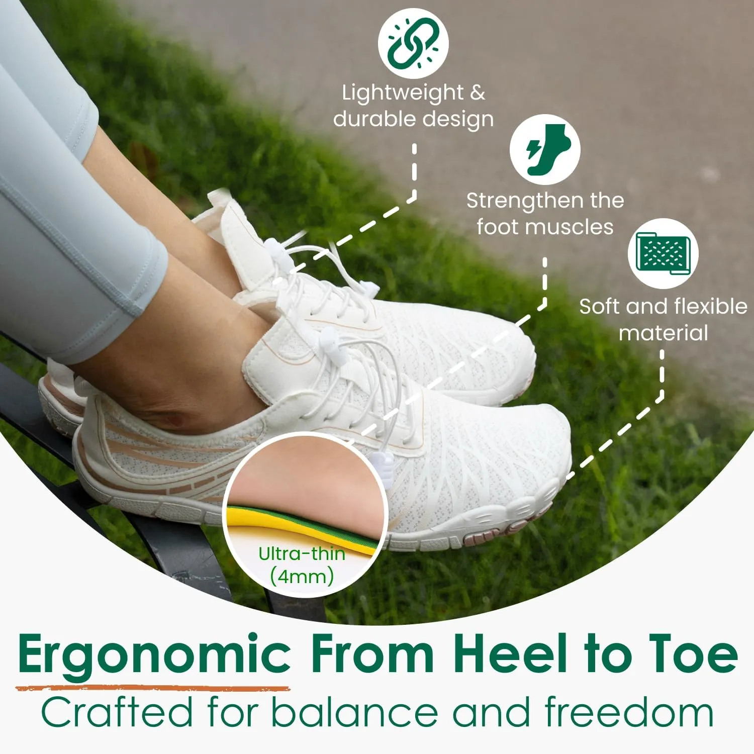 Lorax Pro Barefoot Shoes for Women & Men ?C Minimalist Wide Toe Box Shoes for Natural Posture & Grounding