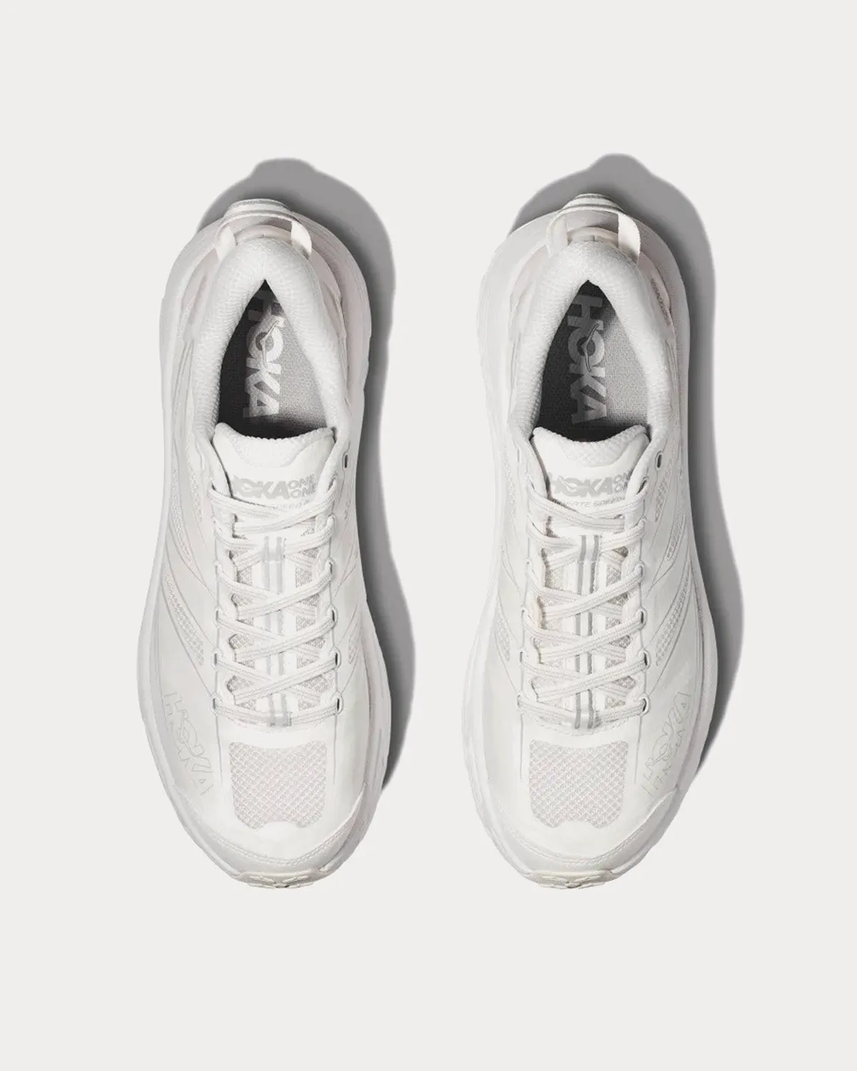 Mafate Speed 2 White / Lunar Rock Running Shoes