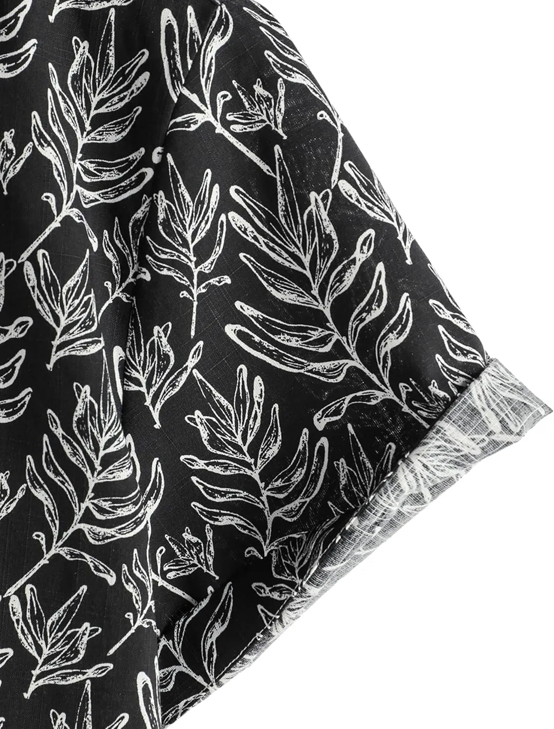 Mens Hawaiian Shirt Short Sleeve Button Down Cotton Floral Shirts Casual Tropical Beach Summer Shirts