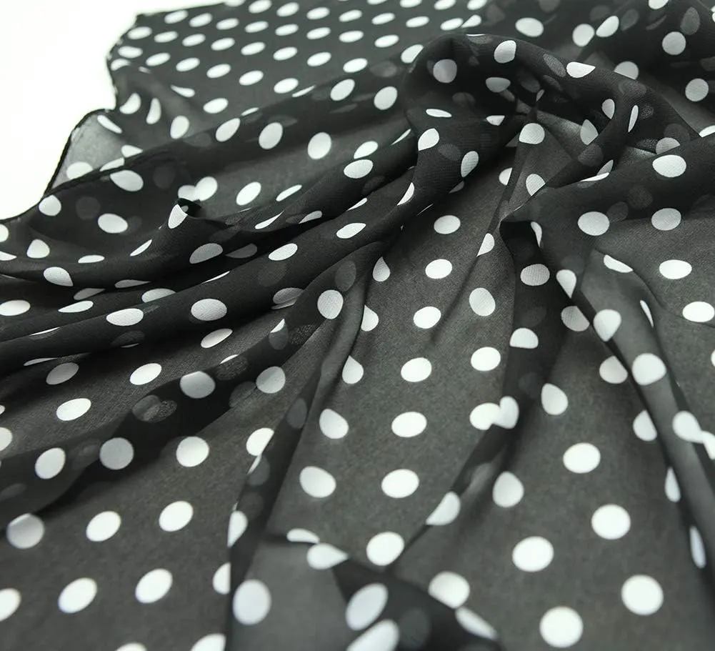 MissShorthair 50s Chiffon Scarf Sheer Square Neck Head Scarf for Women