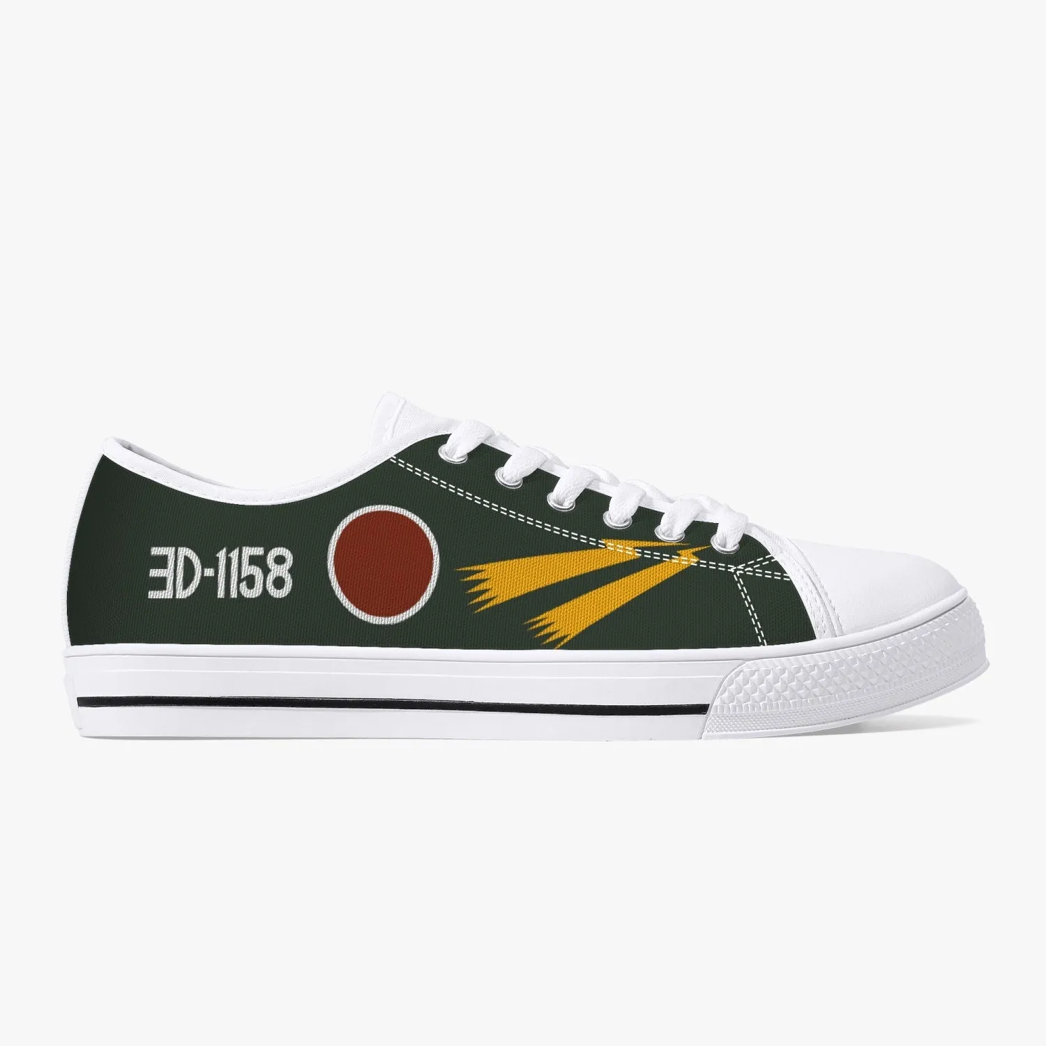 Mitsubishi J2M Raiden Low Top Canvas Shoes