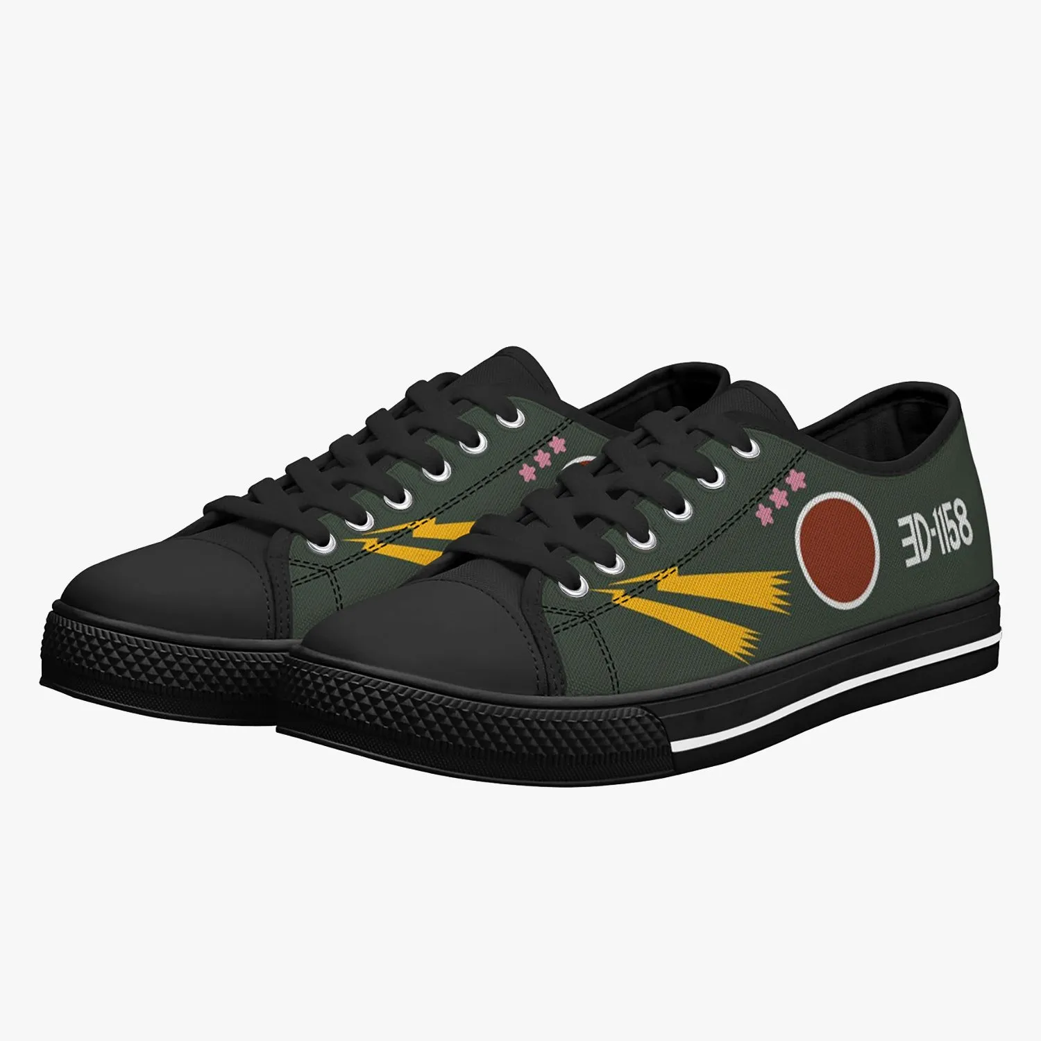 Mitsubishi J2M Raiden Low Top Canvas Shoes