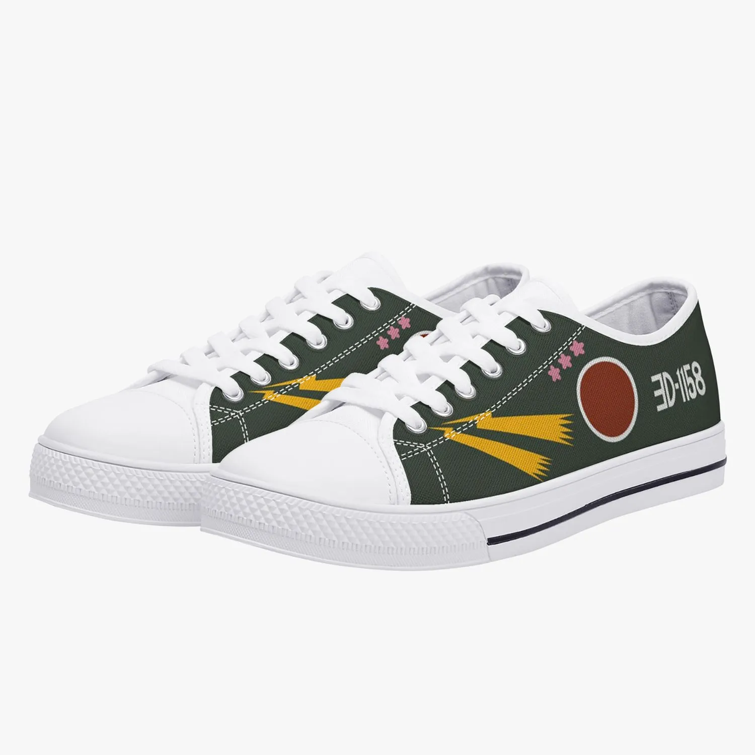 Mitsubishi J2M Raiden Low Top Canvas Shoes