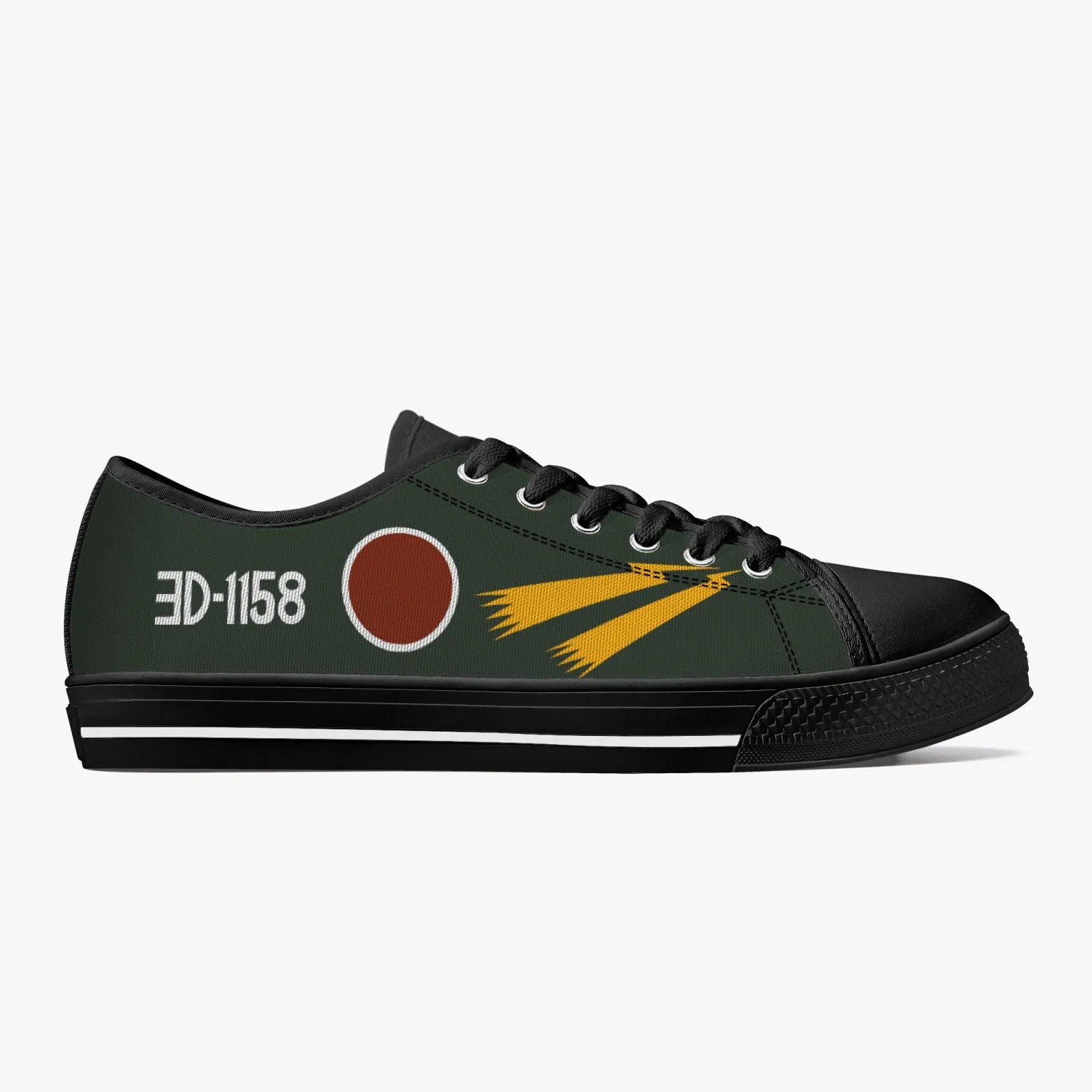 Mitsubishi J2M Raiden Low Top Canvas Shoes