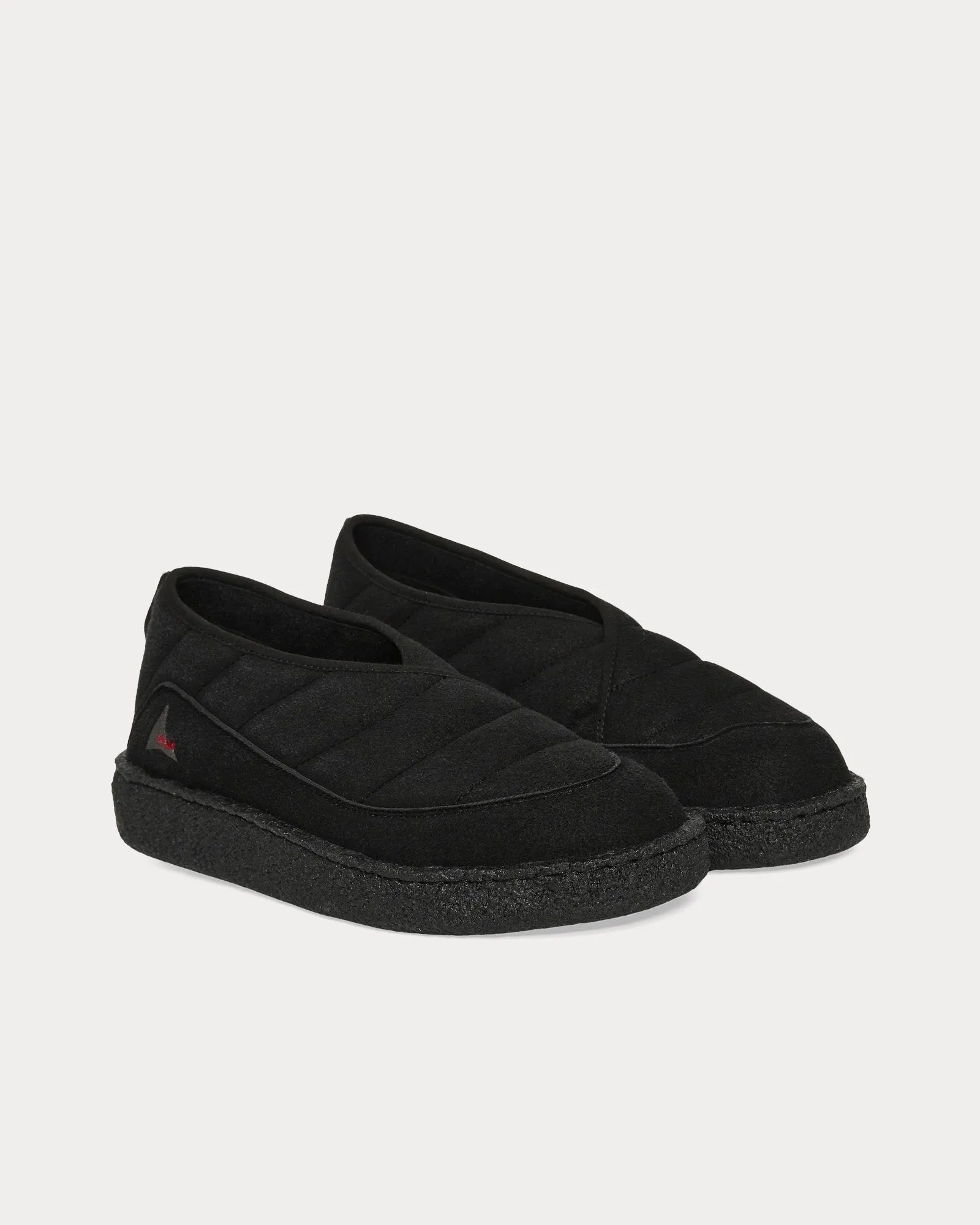 Nuvolau Black Slip Ons