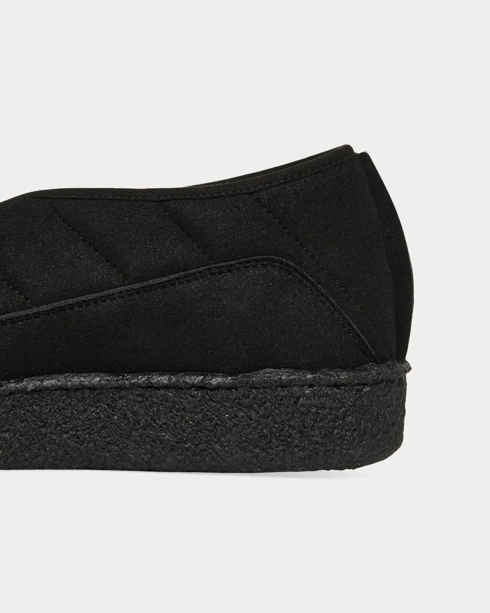 Nuvolau Black Slip Ons