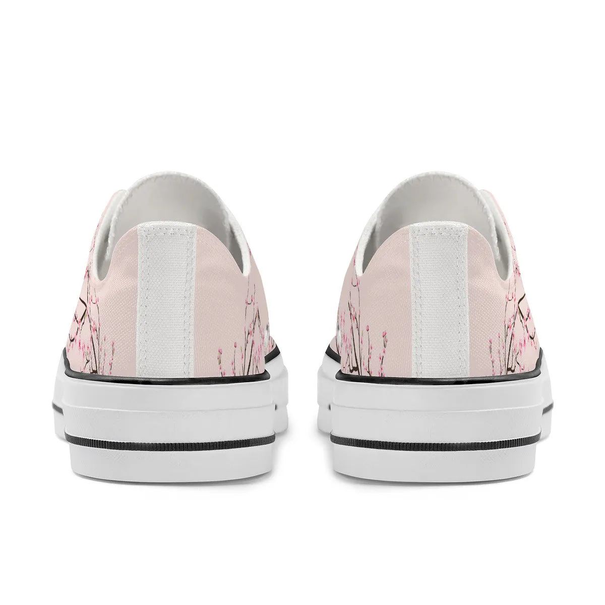 Rose Sakura Classic Low Top Canvas Shoes