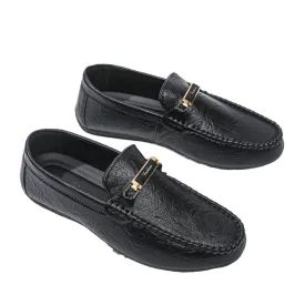 Round head soft sole comfortable men's color trendy single shoes British spring men's one-pedal Doudou loafers men's shoes