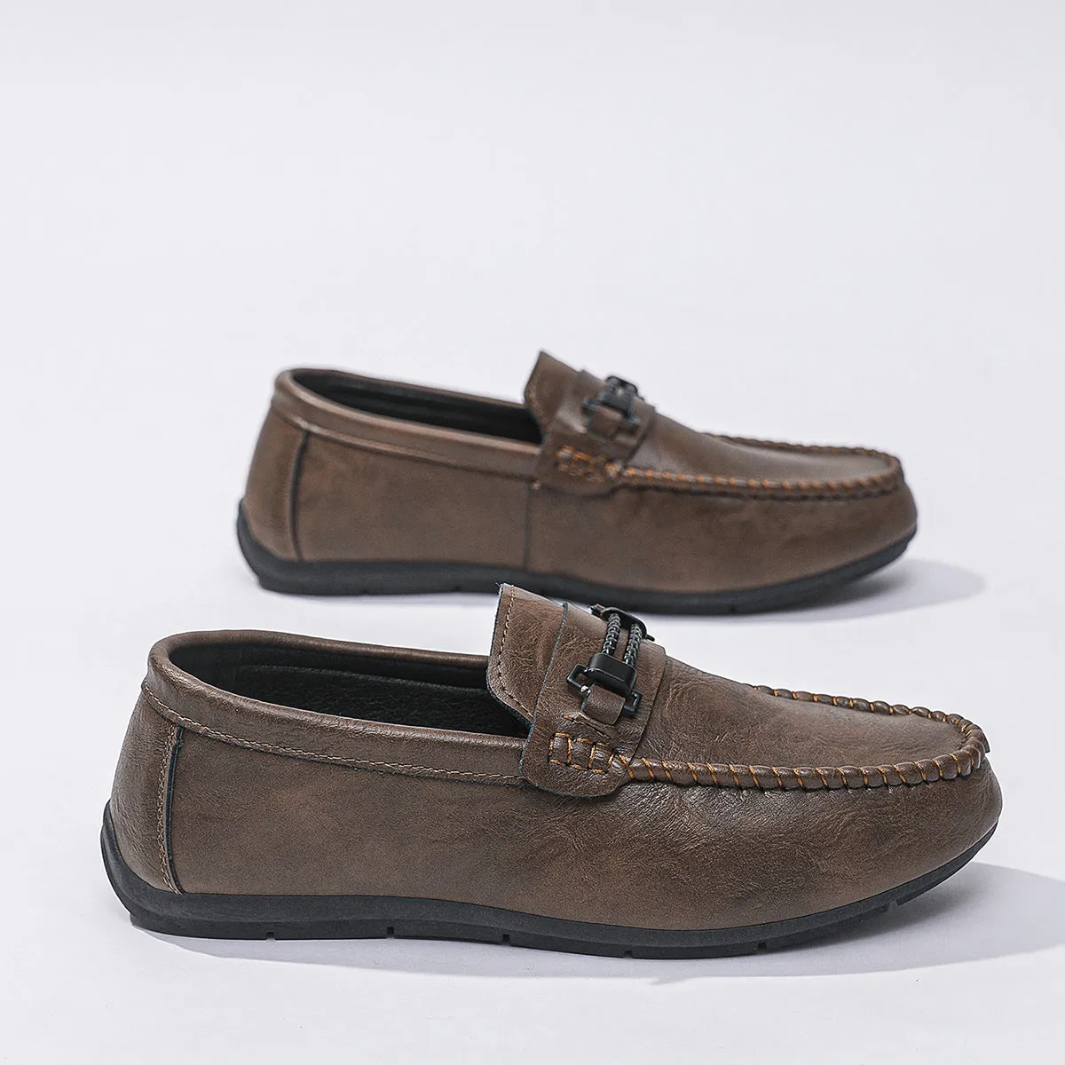 Shoes Men's One Pedal Doudou Loafers Casual Dress British Breathable Men's Color Soft Bottom Trend Driving
