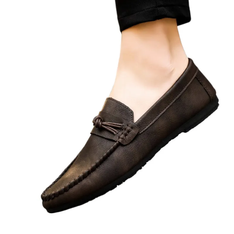 Spirit guy breathable non-slip loafer Doudou shoes to work British style soft sole casual pedal new men's shoes