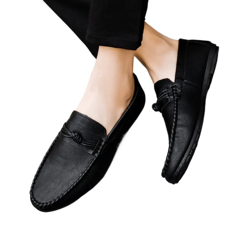 Spirit guy breathable non-slip loafer Doudou shoes to work British style soft sole casual pedal new men's shoes