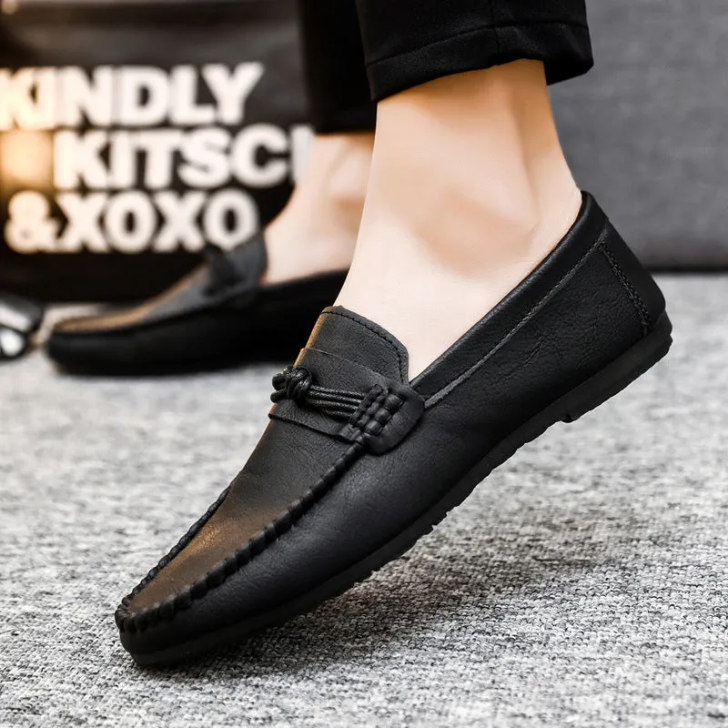 Spirit guy breathable non-slip loafer Doudou shoes to work British style soft sole casual pedal new men's shoes