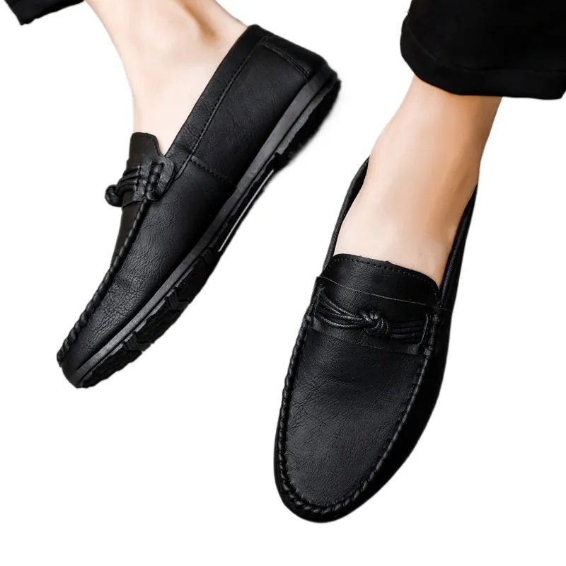 Spirit guy breathable non-slip loafer Doudou shoes to work British style soft sole casual pedal new men's shoes