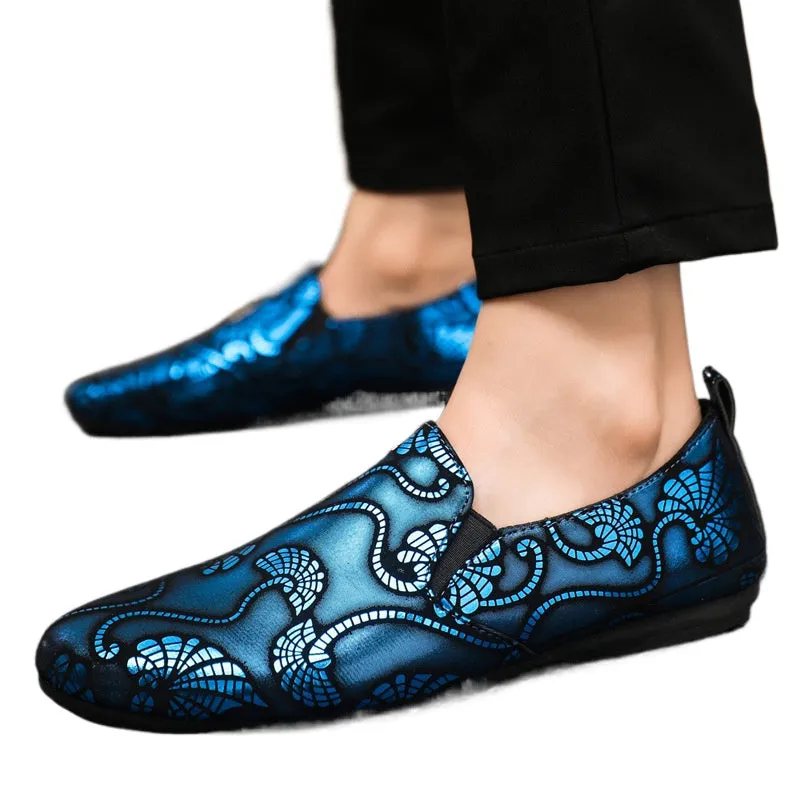 Spring and autumn social guy casual shoes trendy shoes Doudou shoes men lazy shoes cover feet and pedal men's shoes cross-border