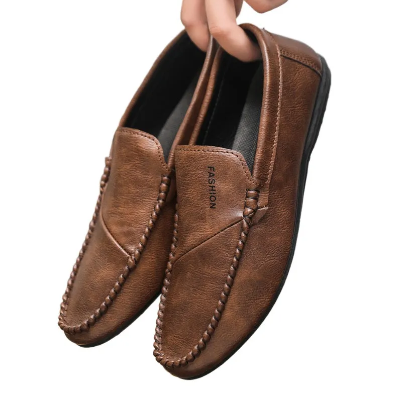 Spring and summer Doudou shoes versatile casual shoes men's lazy shoes breathable one pedal driving men's shoes foreign trade large size 4546