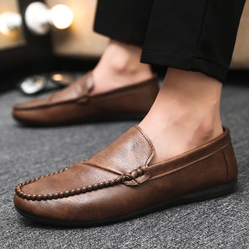 Spring and summer Doudou shoes versatile casual shoes men's lazy shoes breathable one pedal driving men's shoes foreign trade large size 4546