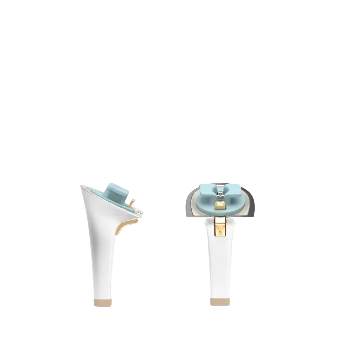 Stiletto Heel Kit 4 Matte Silver