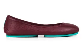 TIEKS GAVRIELLI LEATHER FOLDABLE LEATHER BALLET FLATS