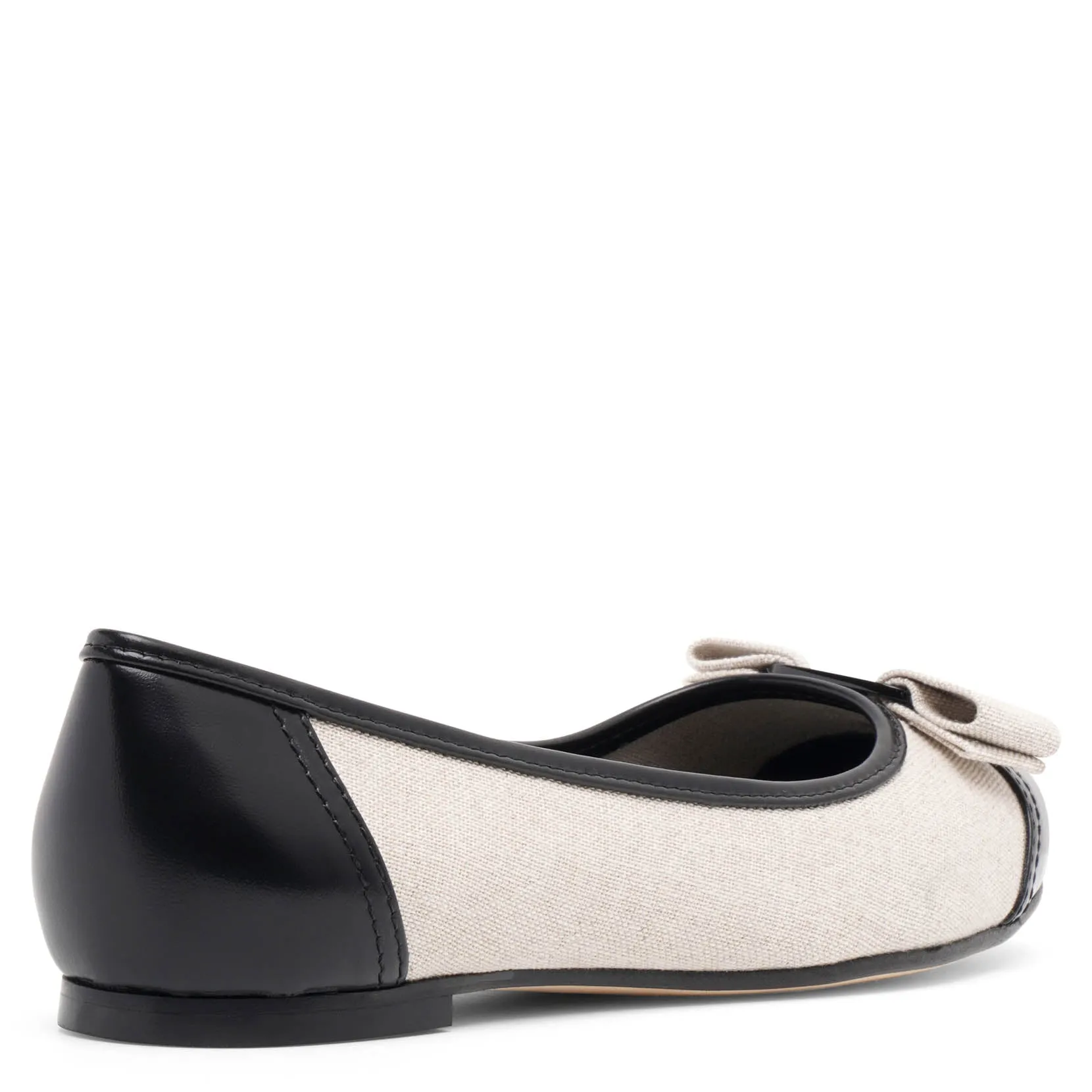 Varina grey canvas ballerinas