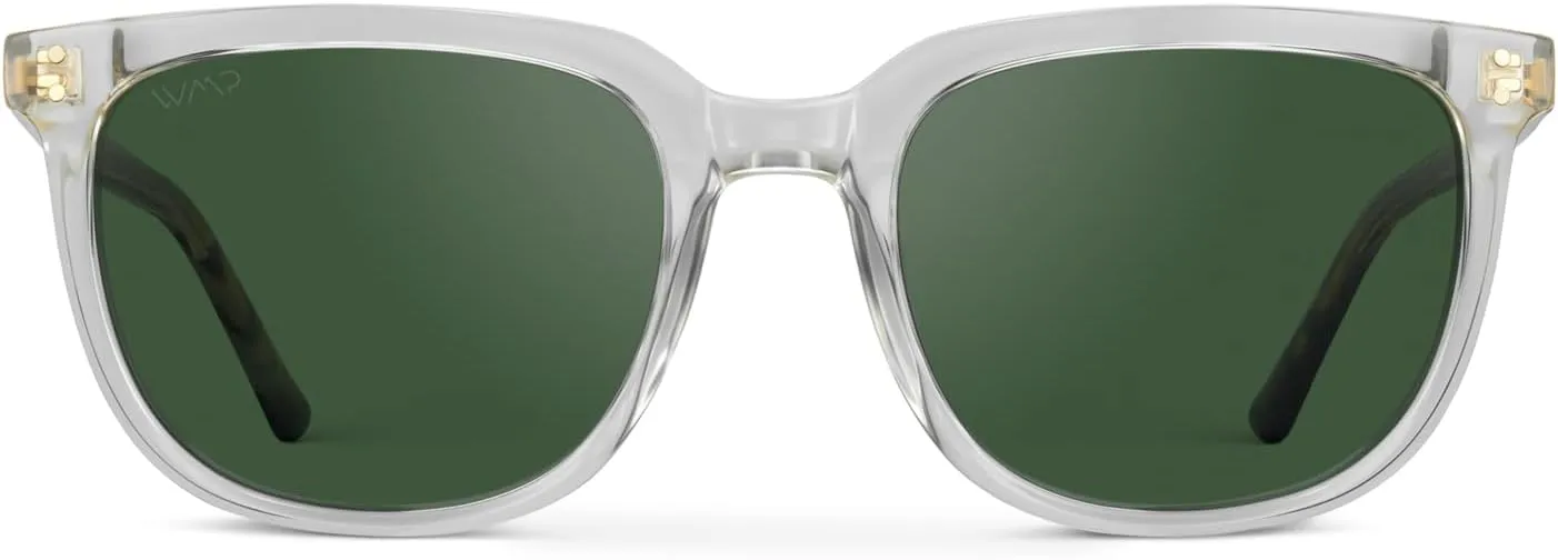 WearMe Pro Polarized Classic Retro Flat Square Unisex Sunglasses